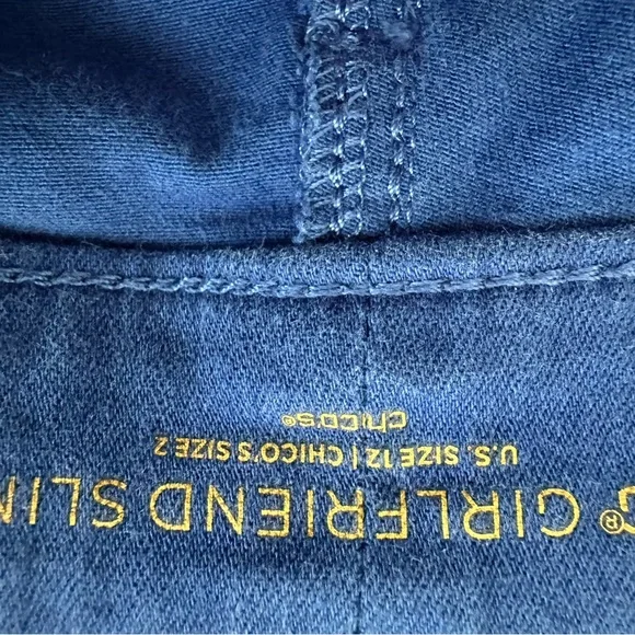 So slimming slim leg crop Chicos size 2 - Picture 3 of 4